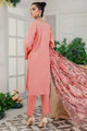 3PC Dhanak Embroidered Shirt With Digital Printed Shawl-2003