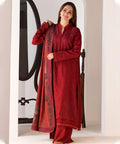 3PC LAWN EMBROIDERED SHIRT WITH DIGITAL PRINTED JACQUARD DUPATTA-5005
