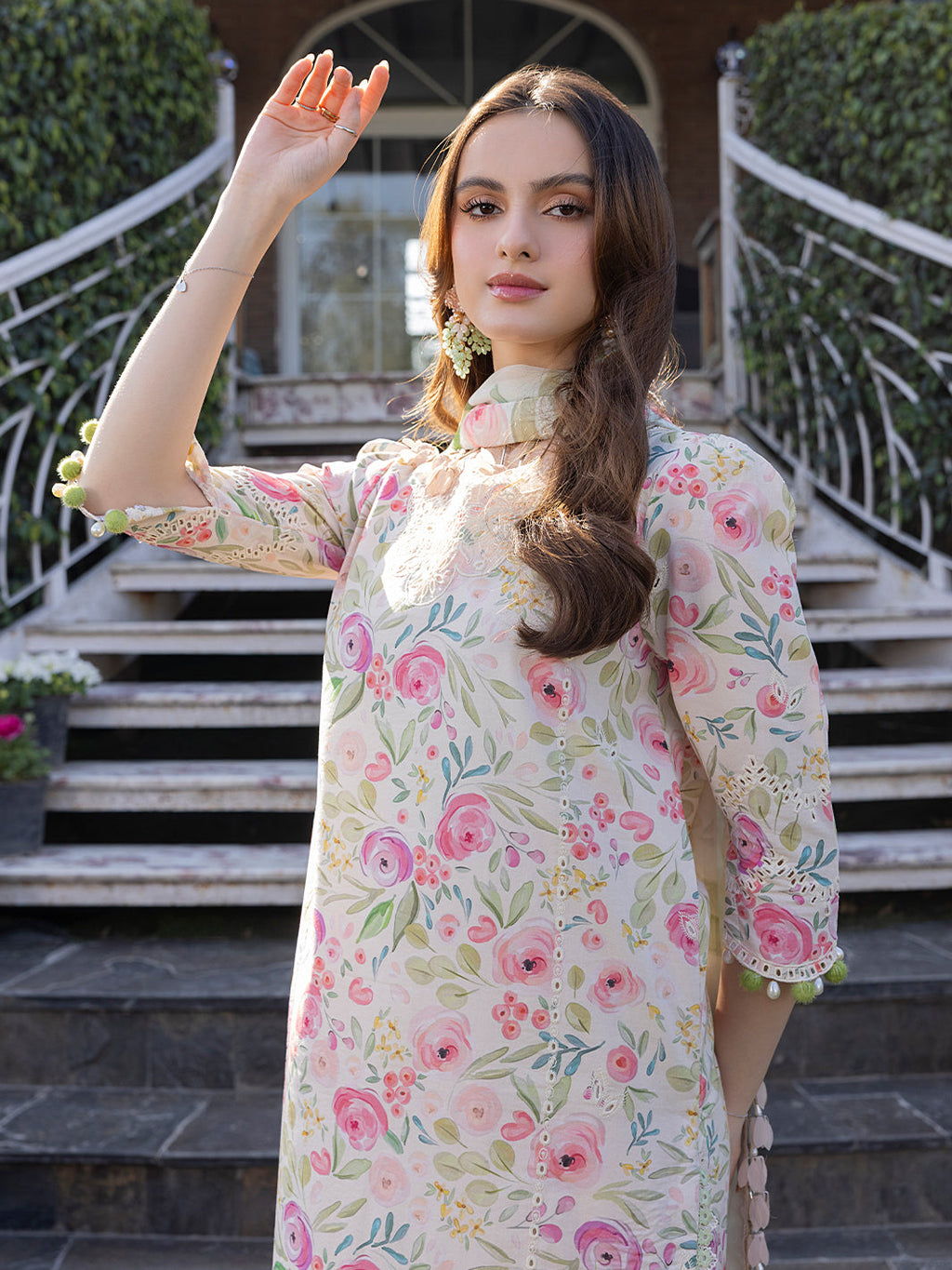 KHADDAR-3PC WITH KHADDAR PRINTED SHIRT & TROUSER-926