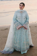 Lawn-3PC Embroidered Shirt With Khadi Net Embroidered Dupatta-5220